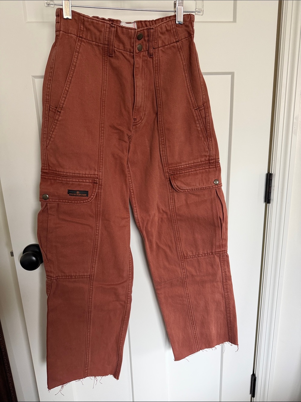BDG for Urban Outfitters Women's Rust Wide-Leg Utility Jeans
